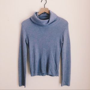 j. crew 100% merino wool ribbed turtleneck sweater